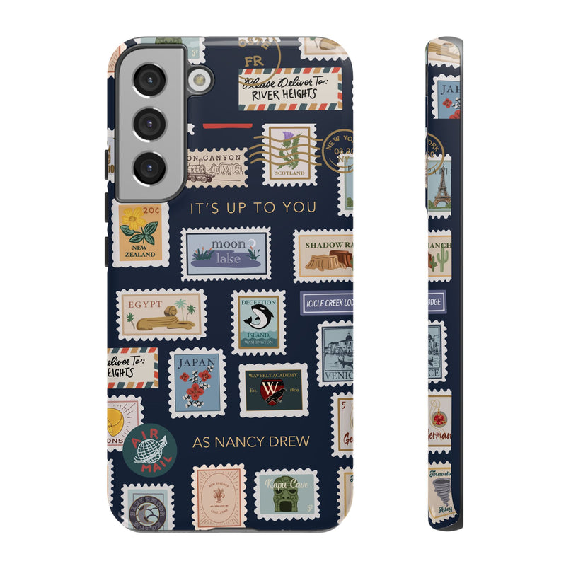 Nancy Drew Travel Stamps Phone Case