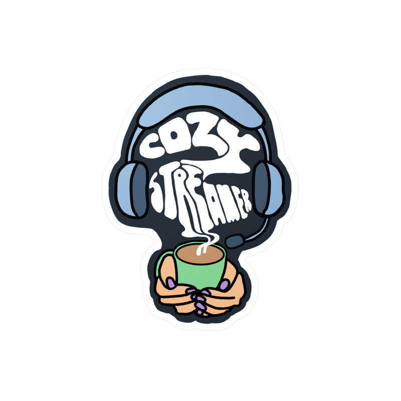 Cozy Streamer | Vinyl Sticker | Stickers