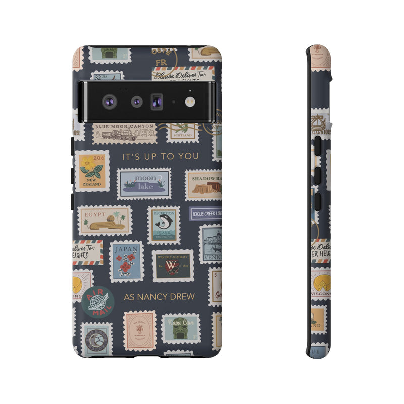 Nancy Drew Travel Stamps Phone Case