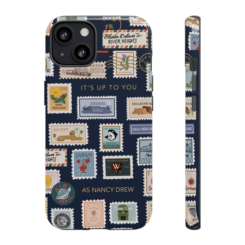 Nancy Drew Travel Stamps Phone Case