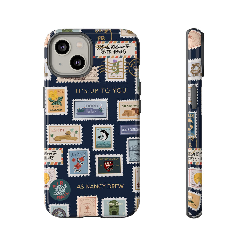 Nancy Drew Travel Stamps Phone Case