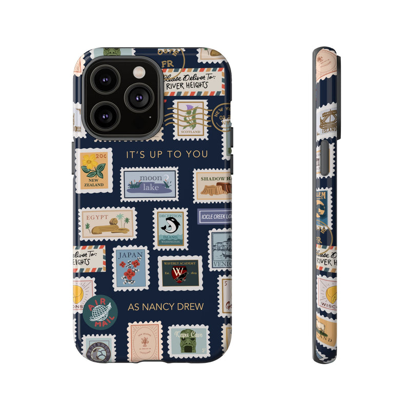 Nancy Drew Travel Stamps Phone Case