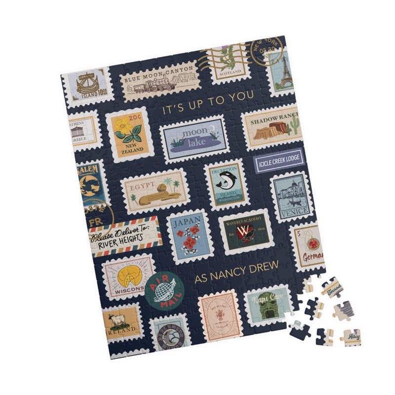 Nancy Drew Travel Stamps Puzzle (110, 252, 520-piece)