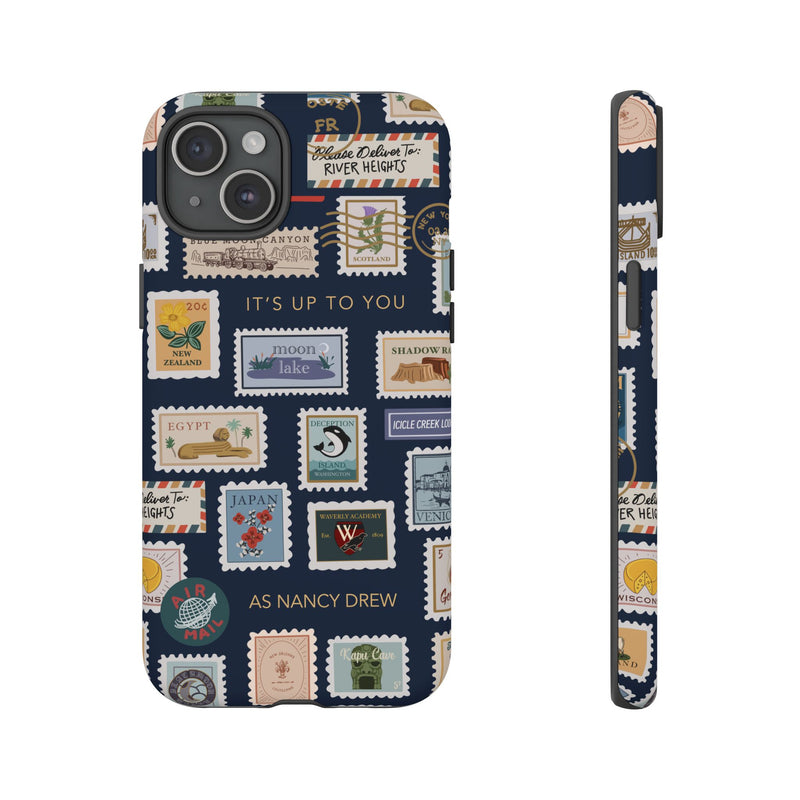 Nancy Drew Travel Stamps Phone Case