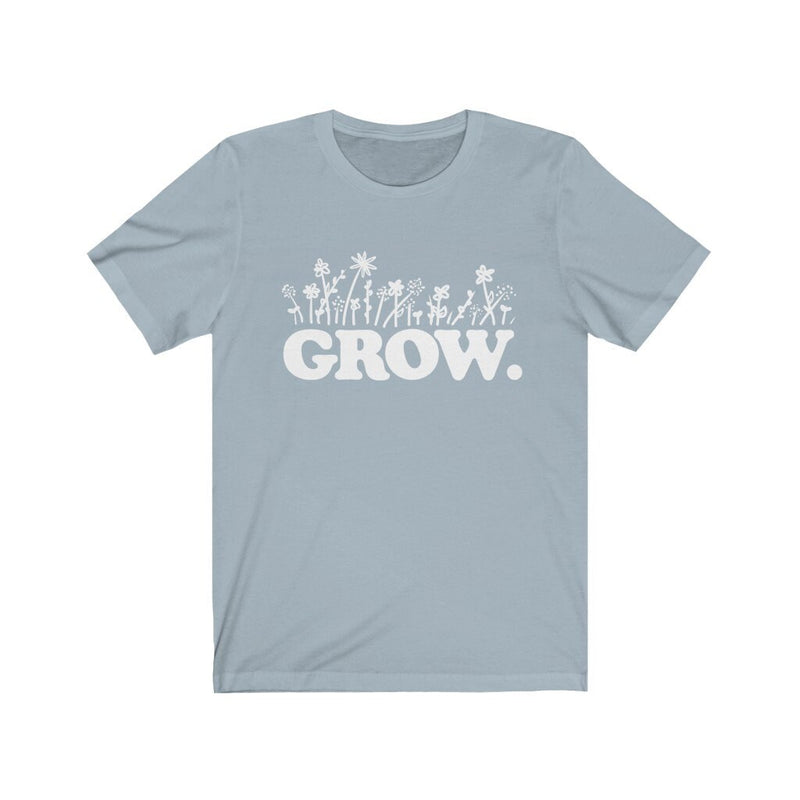 Grow | Unisex Short-sleeved Tshirt | Self Care