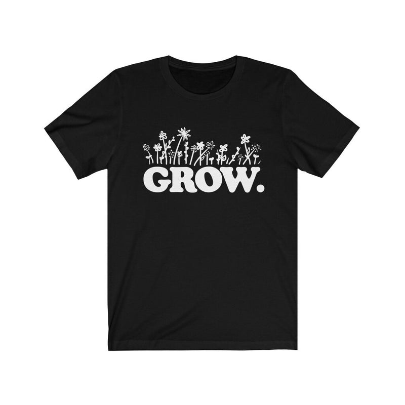 Grow | Unisex Short-sleeved Tshirt | Self Care