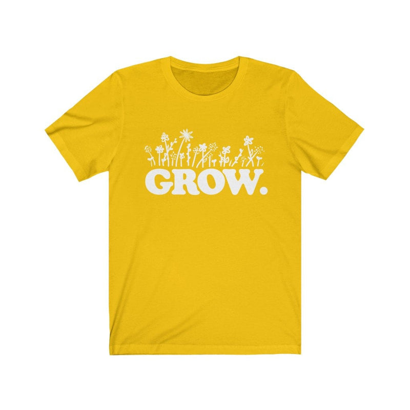 Grow | Unisex Short-sleeved Tshirt | Self Care