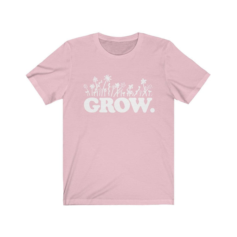 Grow | Unisex Short-sleeved Tshirt | Self Care