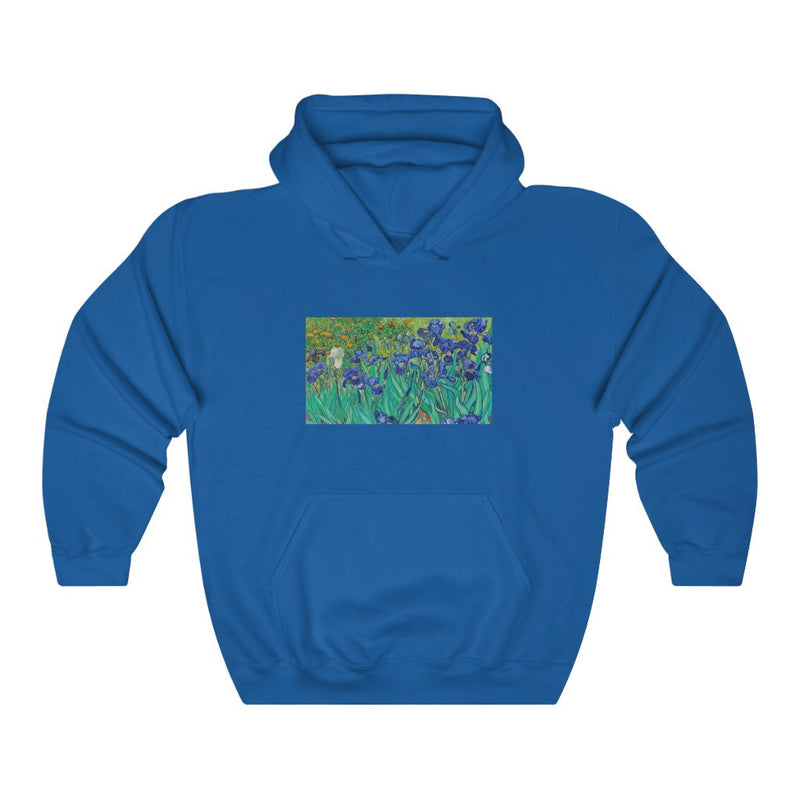 Van Gogh Blue Flowers | Unisex Hoodie | Art Collection