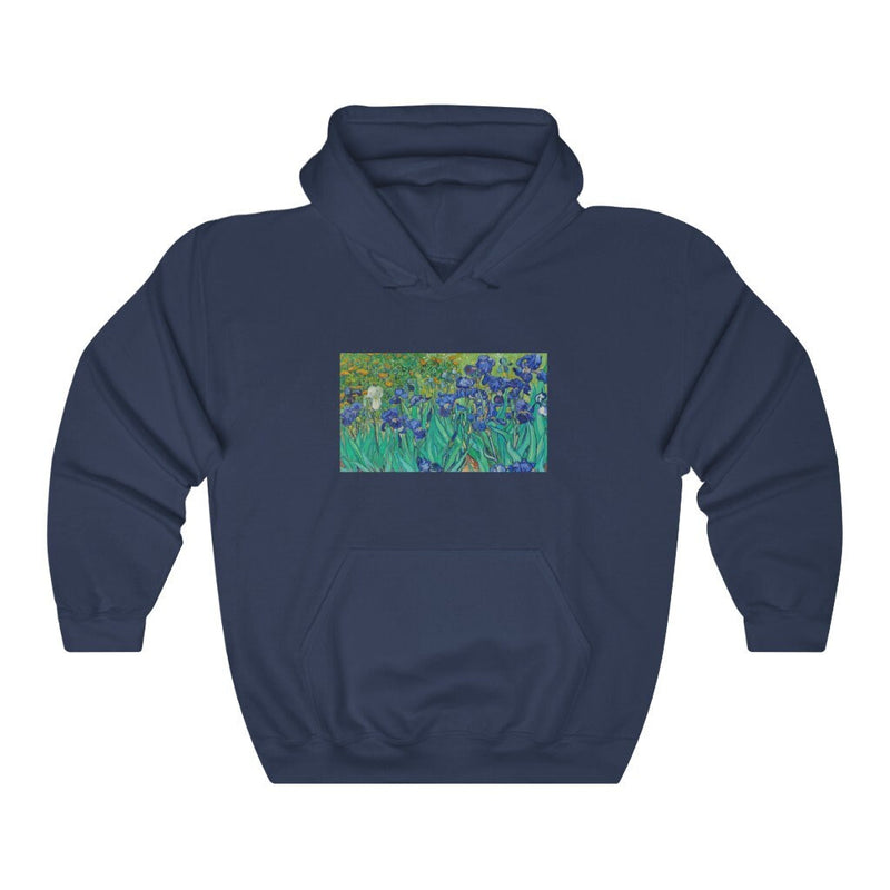 Van Gogh Blue Flowers | Unisex Hoodie | Art Collection