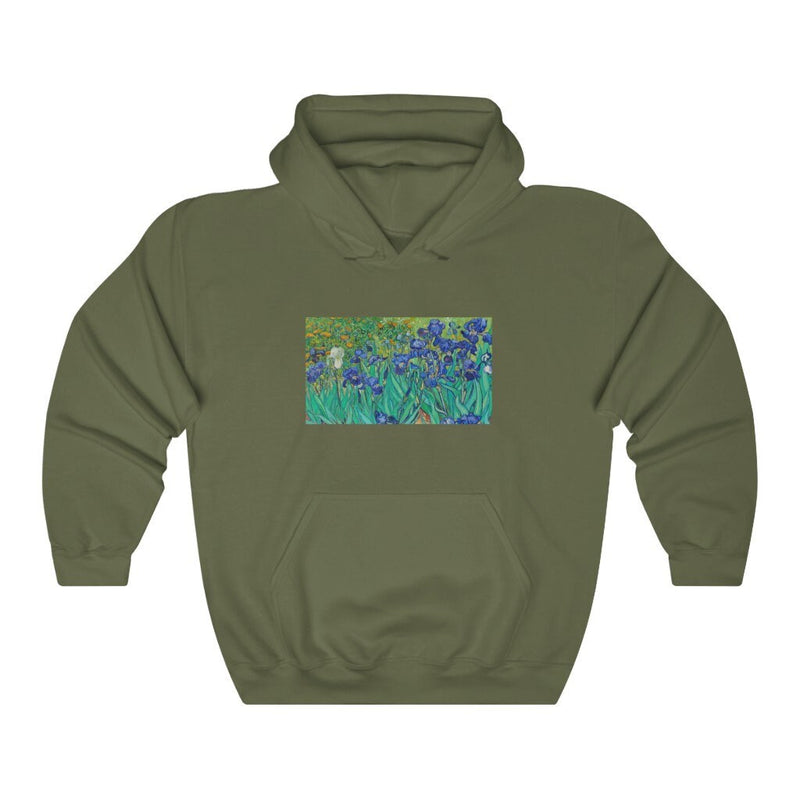 Van Gogh Blue Flowers | Unisex Hoodie | Art Collection