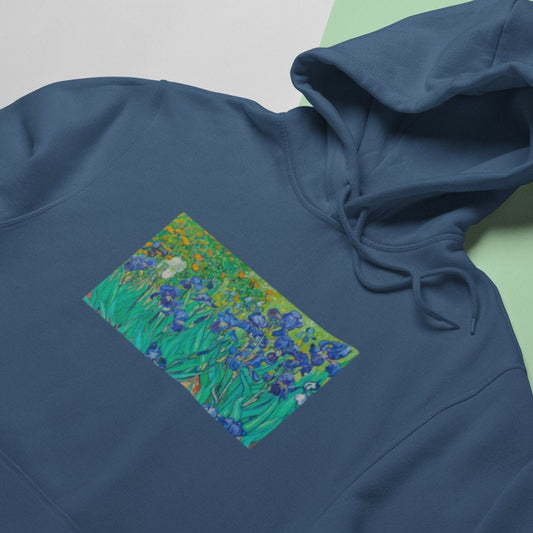 Van Gogh Blue Flowers | Unisex Hoodie | Art Collection