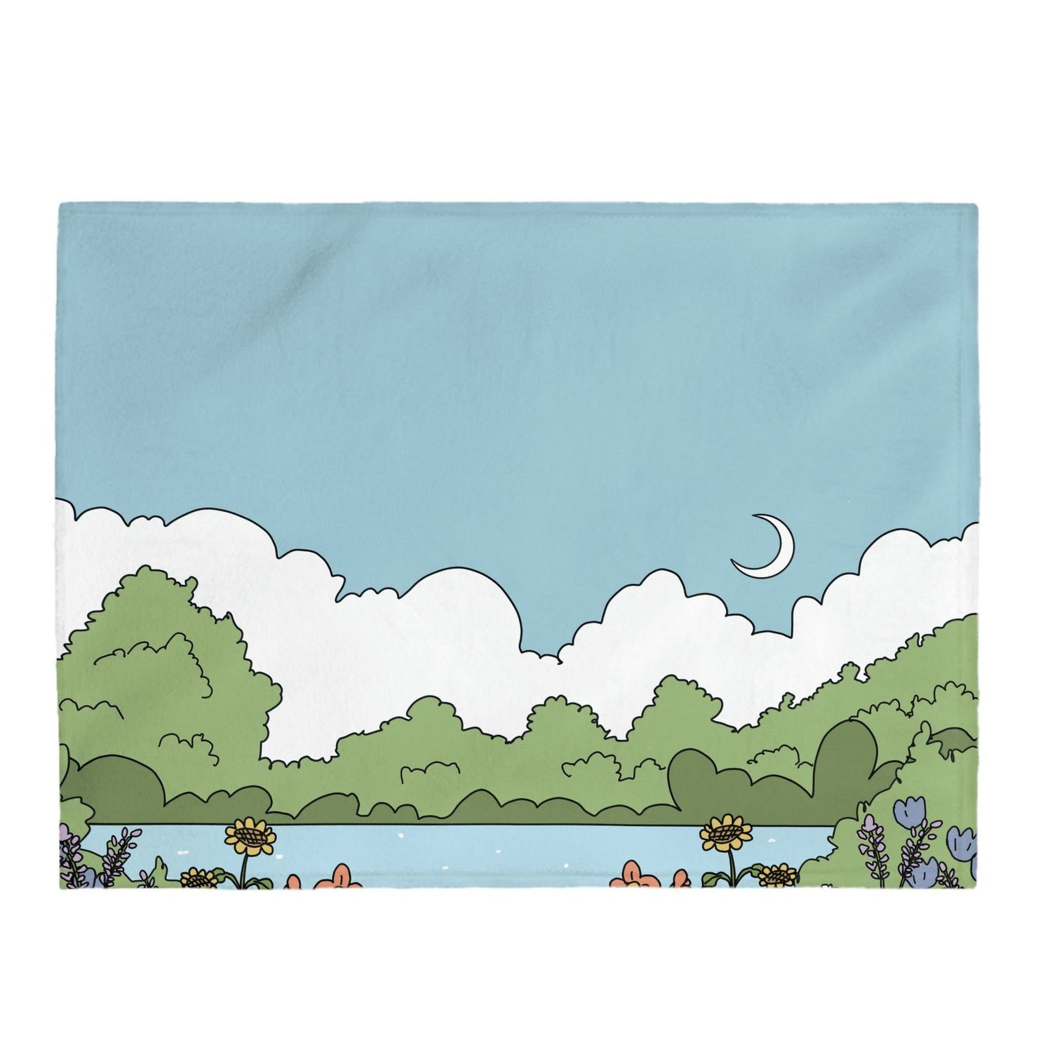 Peaceful Scene | Plush Blanket