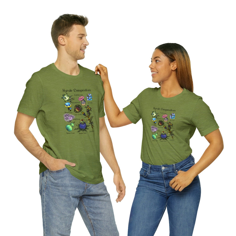 Hyrule Compendium Vol. 2 | Unisex Short-sleeved Tshirt | Legend of Zelda