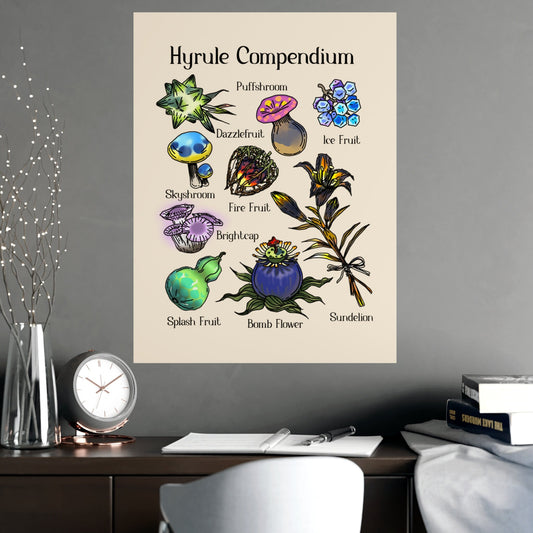 Hyrule Flora | Matte Poster | Posters and Prints