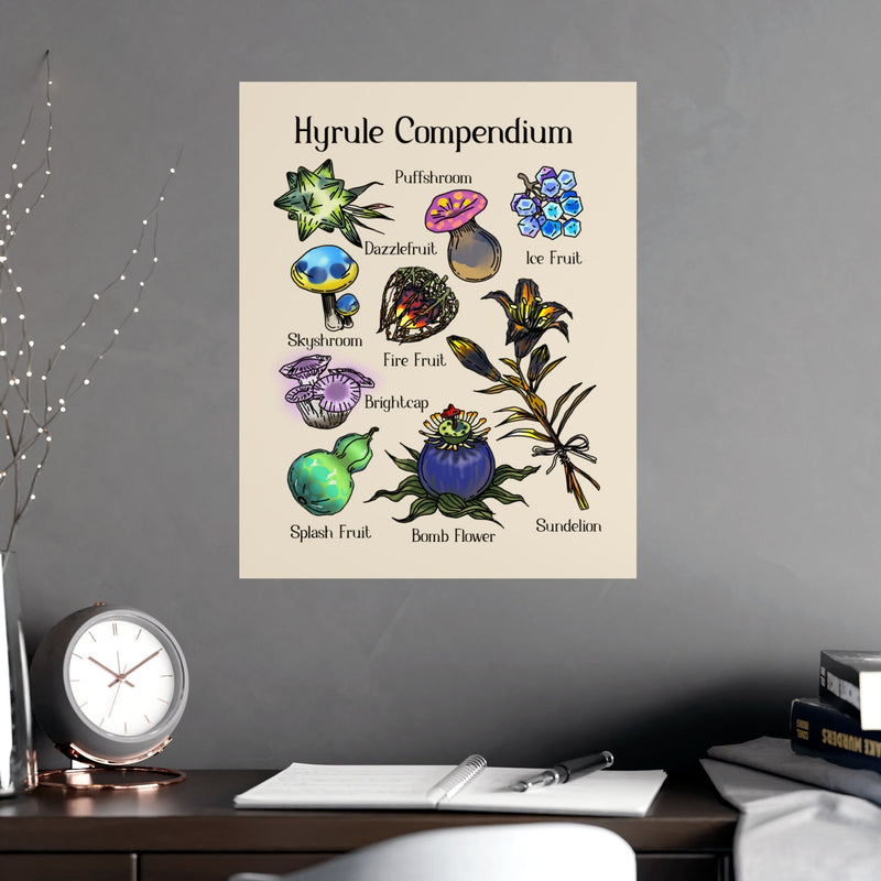 Hyrule Flora | Matte Poster | Posters and Prints